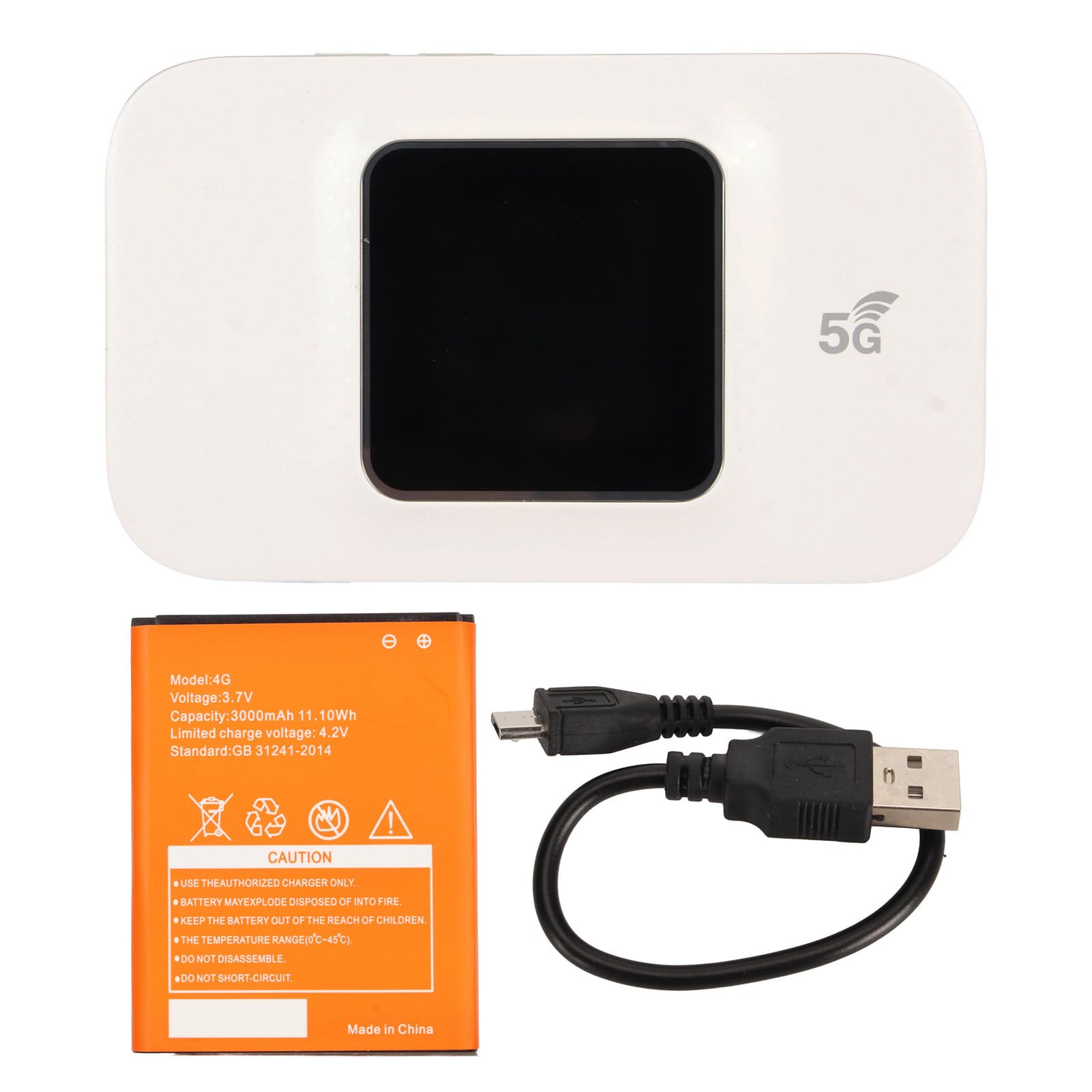 4G Mobile WiFi Hotspot Prend en Charge la Connexion simultanée de 10 appareils Mini LTE Router Portable Prend en Charge Les fenêtres et Linux Systems Plug and Play Sim Card Slot