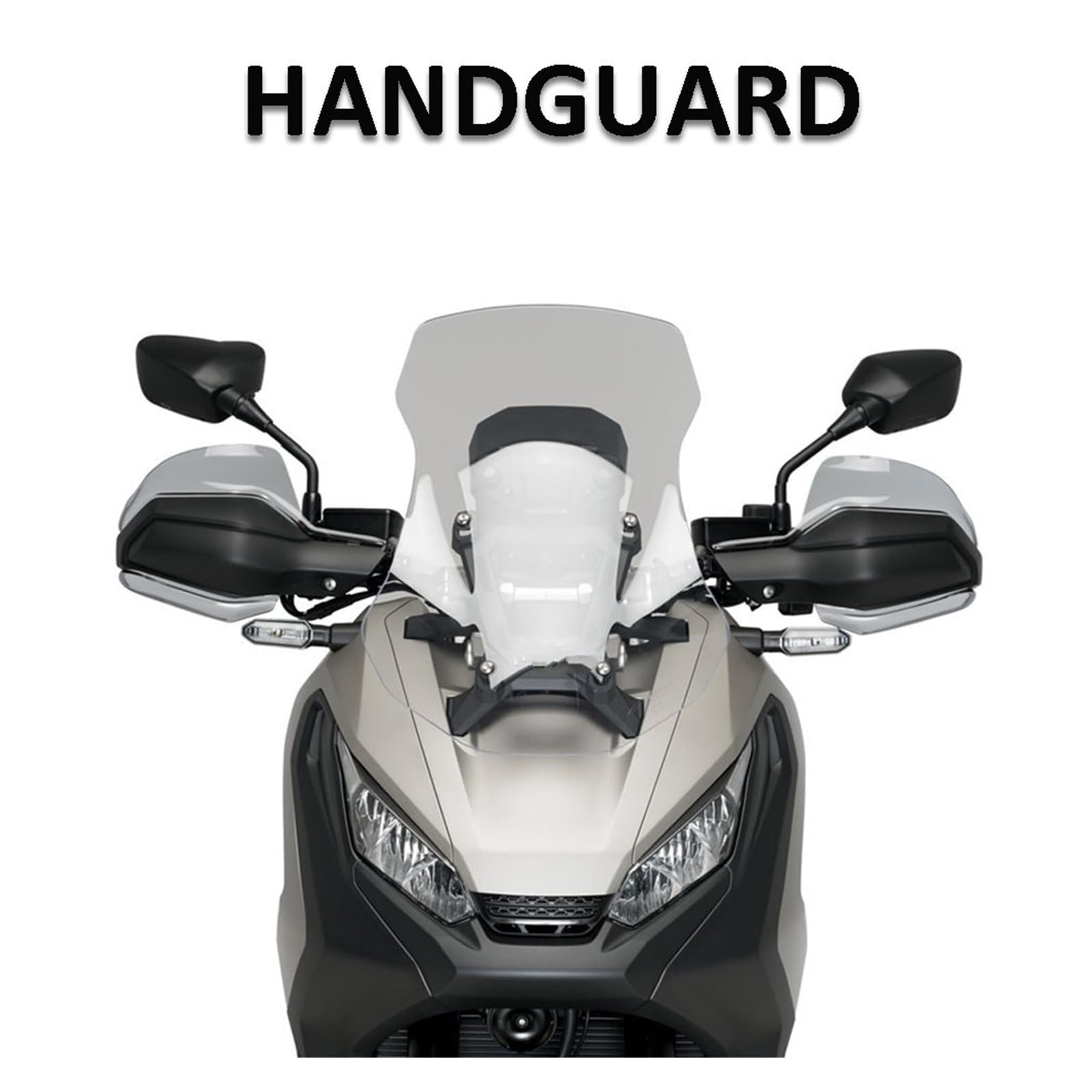 Garde-mains Adventure Protège-Mains Moto M&OTO Pour Honda Africa Twin CRF1000 - Protection Intégrale | ABS Antichoc | Anti-Vent & Pluie Anti Vent Pluie