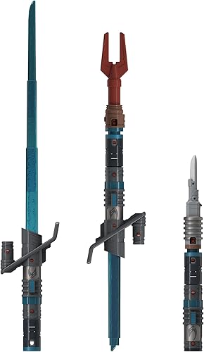 Miniatura 17 de STAR WARS Lightsaber Forge Ultimate Mandalorian Masterworks Set, sable de luz electrónico con licencia oficial, juguetes para niños y niñas, más de
