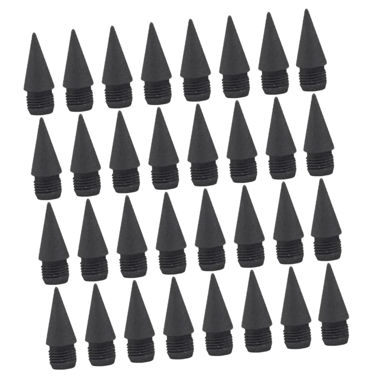 Homoyoyo 50 Pcs Pencil Tip Replacement Nibs Easy to Use No-sharpening Graphite Tips for Drawing School Stationery