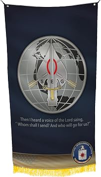 CIA Special Activities Division Flag, 2x3 Ft, Ground Branch Paramilitary Tribute Banner