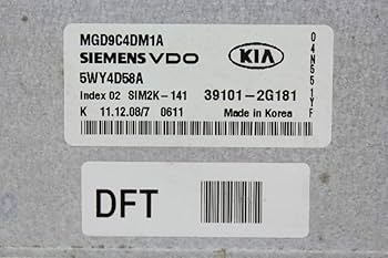 Amazon.com: Kia 09 10 Optima 39101-2G181 Computer Brain