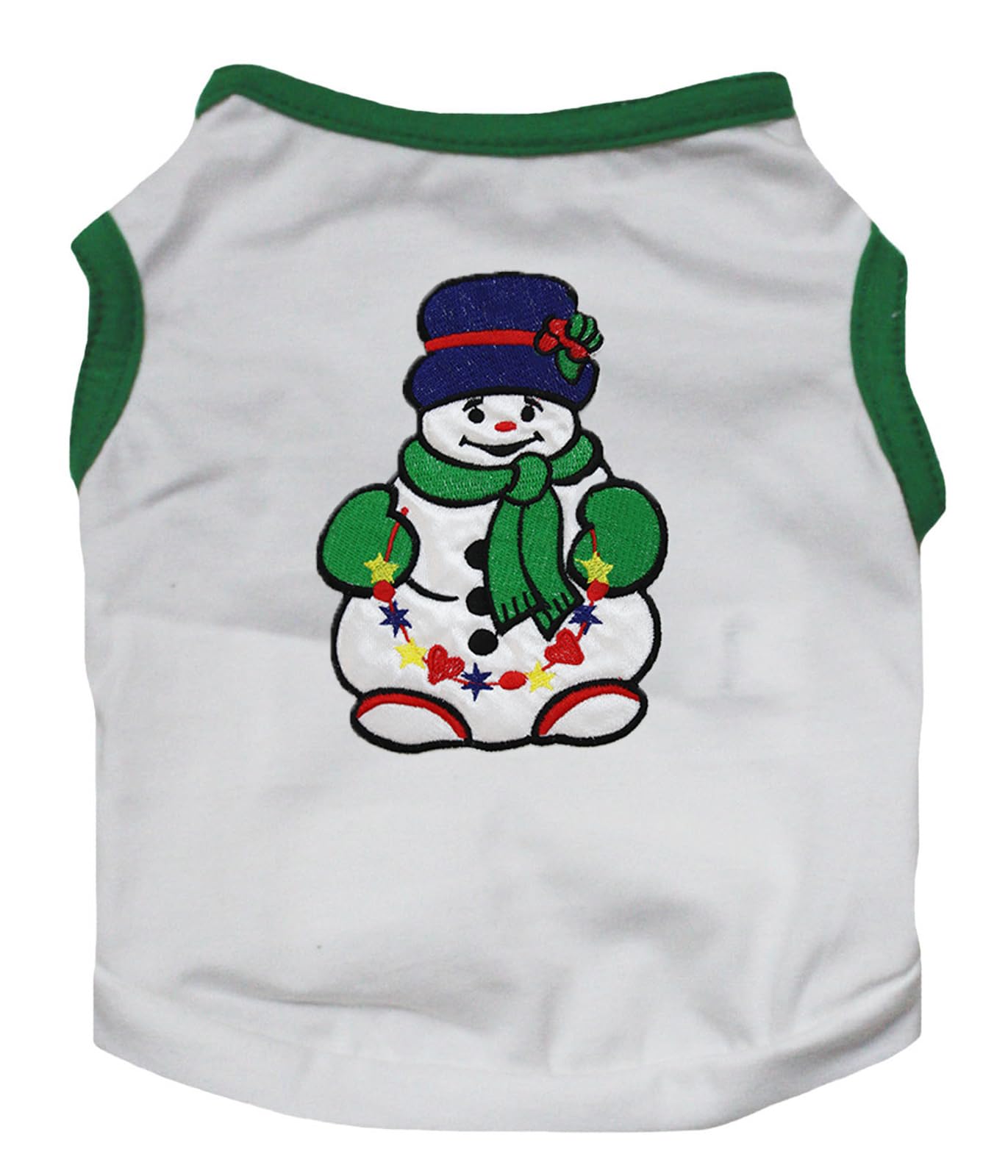 Chemise pour chien bonhomme de neige blanc taille 3XL pour grand chien