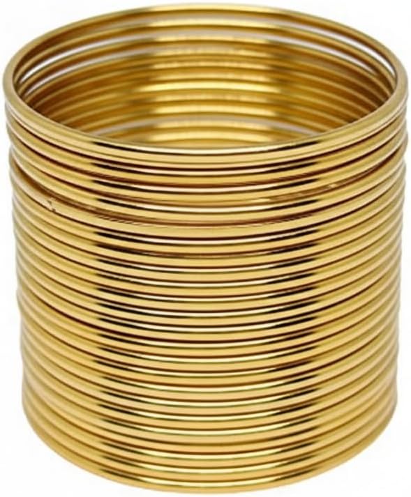 I Jewels Silver/Gold Plated Indian Wedding Bollywood Oxidized Plain Bangle Set For Women