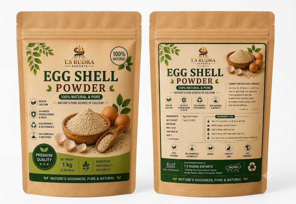 Premium Egg Shell Powder | 100% Natural Calcium Rich Supplement for Plants, Soil & Home Gardening (50g)-image-41