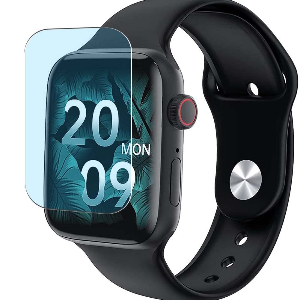 Vaxson 3-Pack Anti Blue Light Screen Protector, compatible with Mutural XZ2 PRO 1.75" Smart Watch smartwatch TPU Film Protectors Sticker [ Not Tempered Glass ]