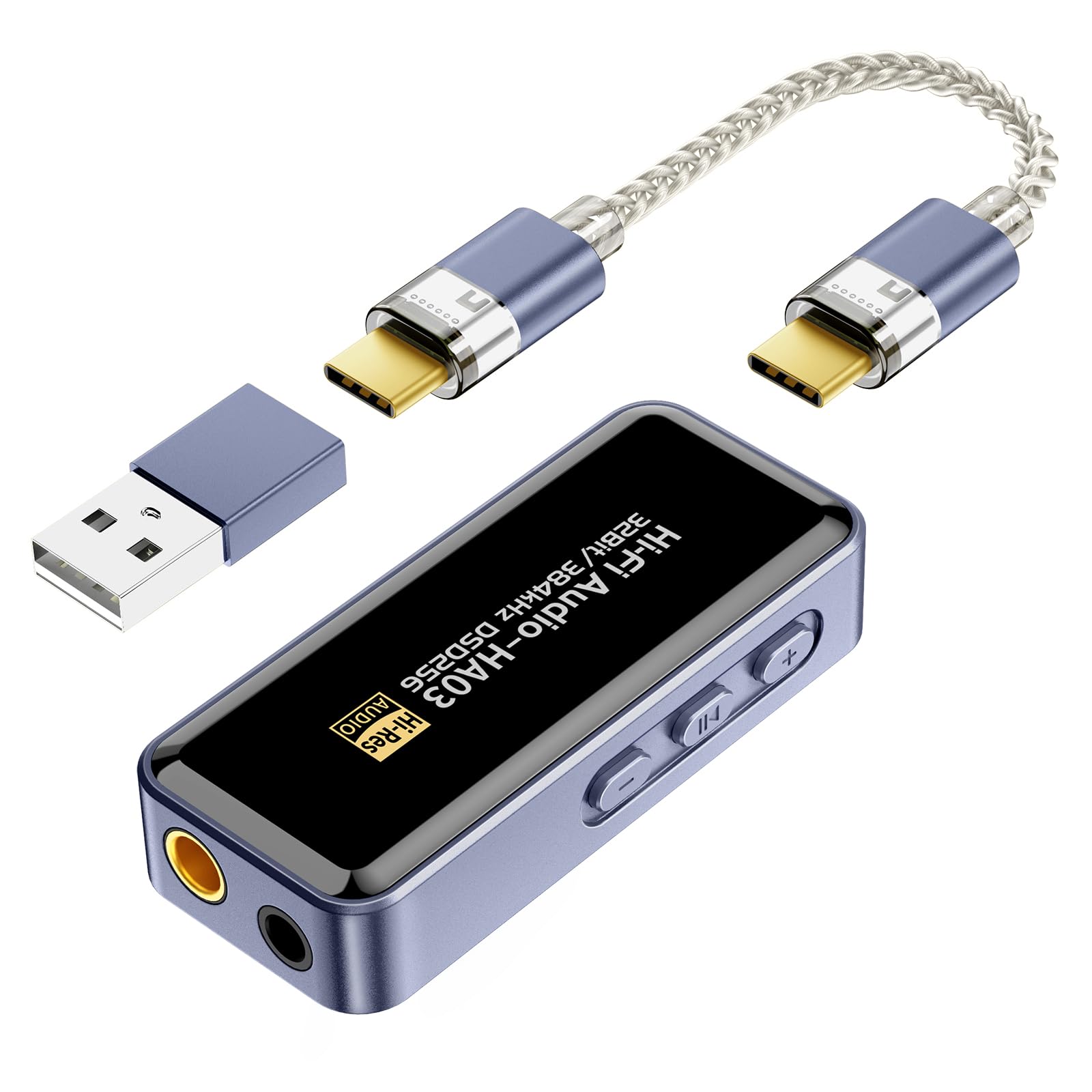 TiMOVO Amplificatore per Cuffie Portatile con Doppio Chip CS43131 e CB5100