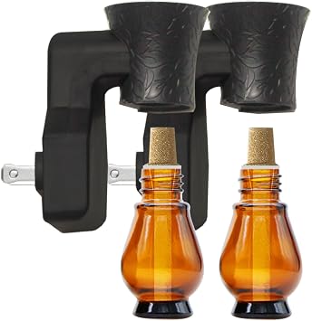 2 Set Blank Plug-in Diffuser for DIY Air Freshener w/Essential Oil & Water