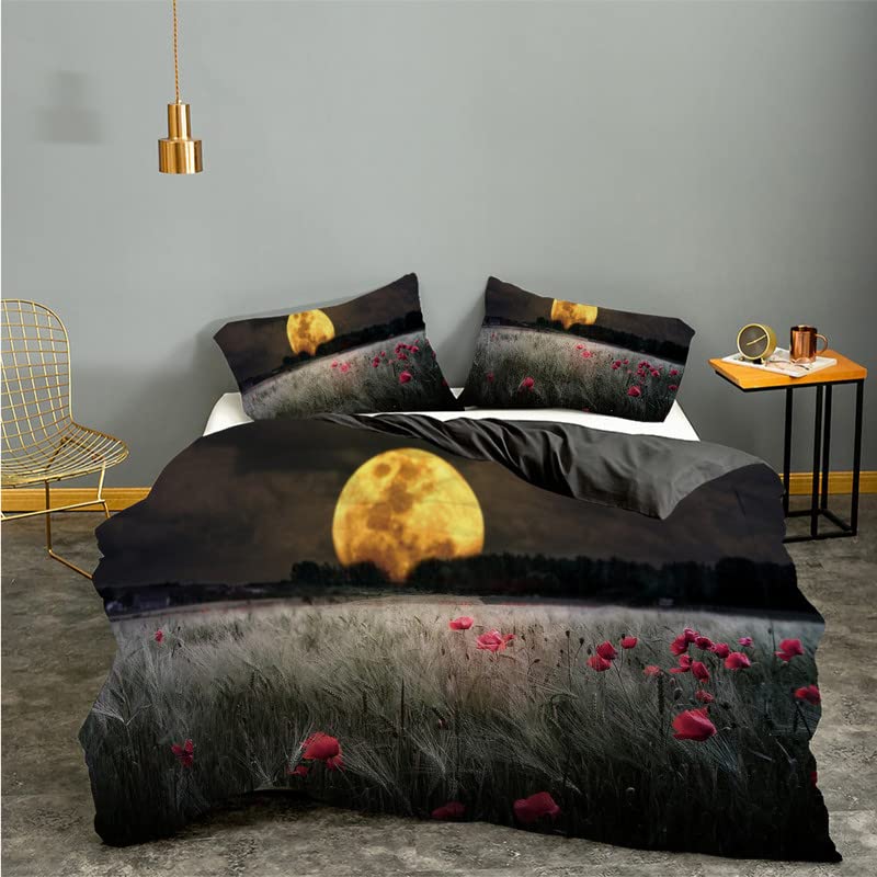Housse de couette 240 x 260 anti-plis en microfibre pour un lit toujours net