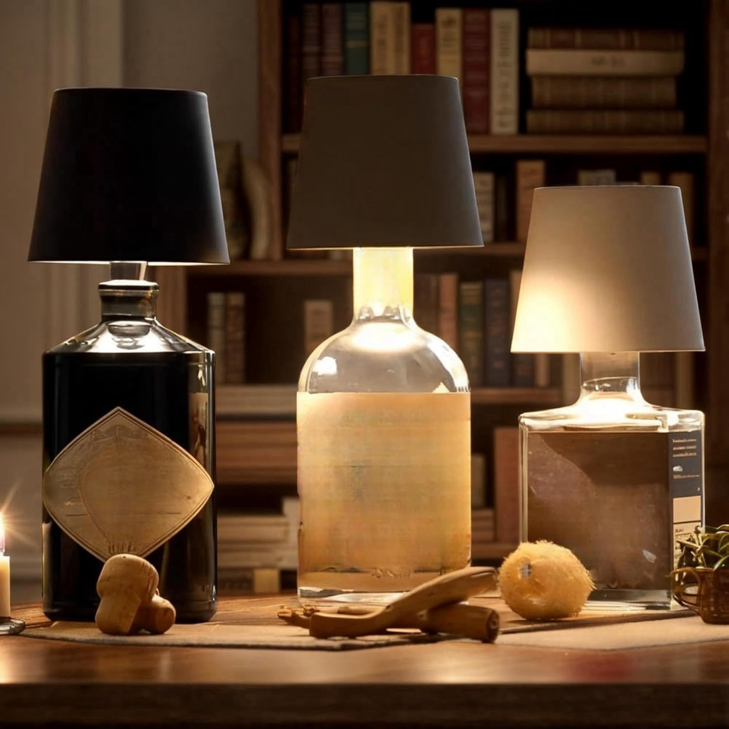 Lampe Bouteille Rechargeable Avec 3 Modes D'éclairage De