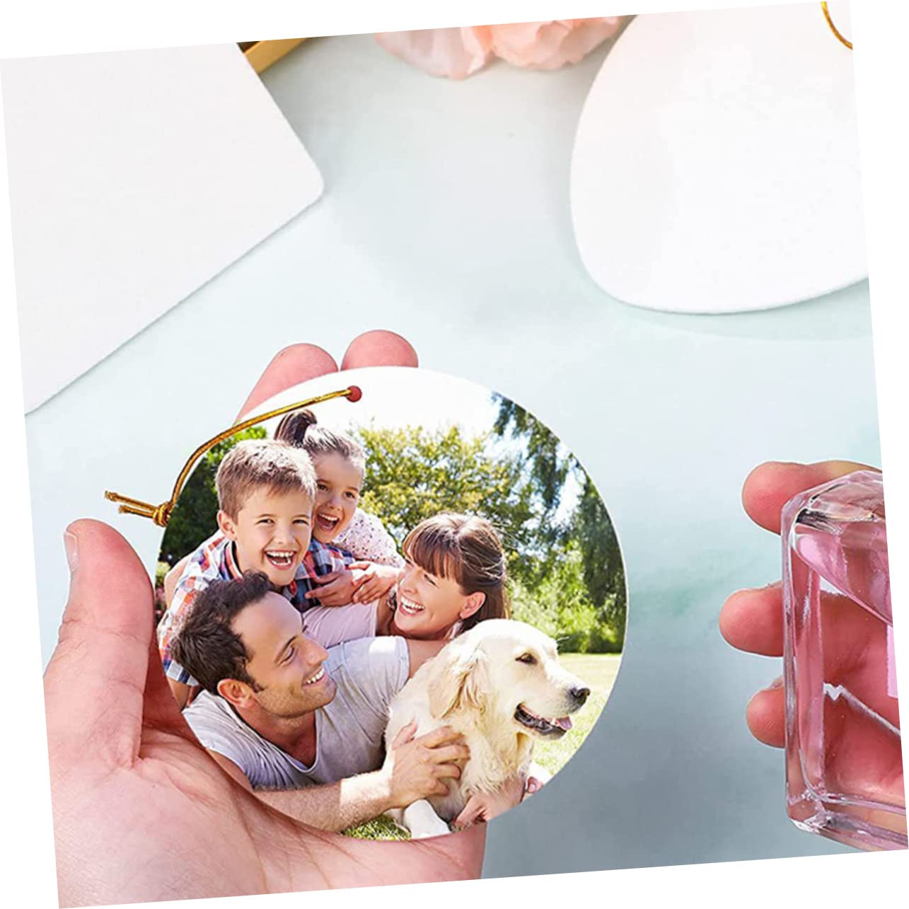 Angoily 3 Set Vuoti Per Sublimazione Decorativi Profumati Per E Armadi Facili Da Personalizzare E Resilienti Materiale Per Regali Creativi E Fai Da Te 40 Pezzi * 3
