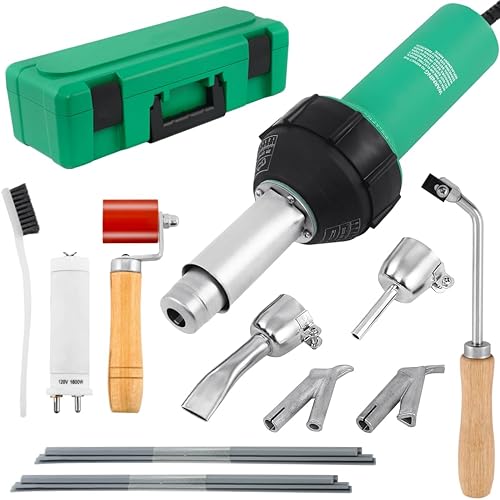 Miniatura 1 de Iglobalbuy Professional 110V 1600W Plastic Hot Air Welding Gun Hot Air Plastic Welder Torch Plastic Welding Gun Welder Pistol