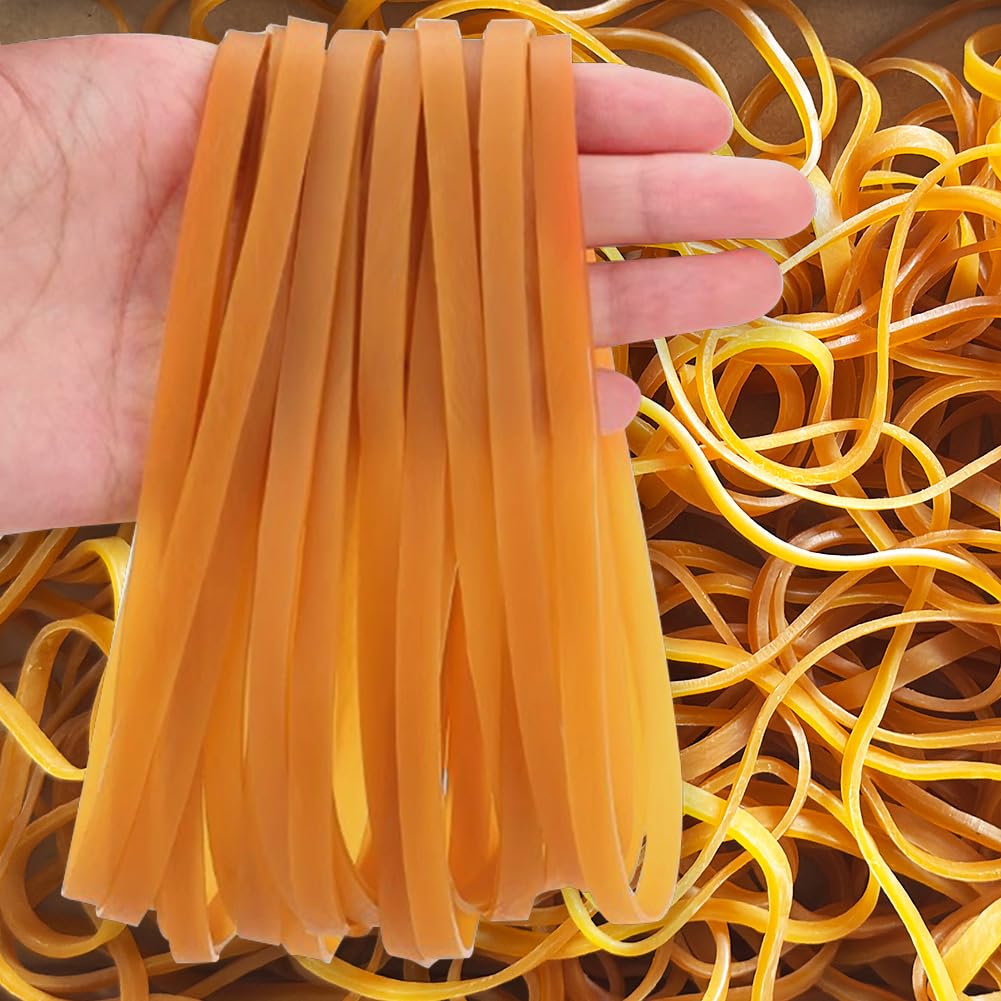 50 Pcs Rubber Bands for Home Office School Supplies File Folders Litter Box