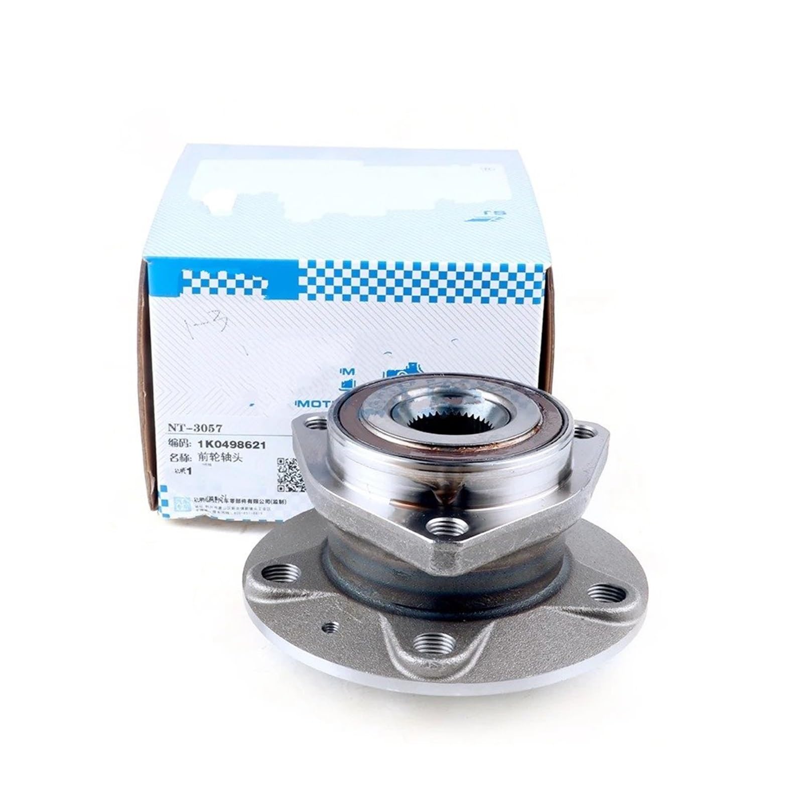 Kit de Rodamientos para Rueda 1K0 498 621 8V0498625 5K0498621A 5WA407621 1K0498621 Para VW Para GOLF Para CADDY Conjunto Cojinete Cubo Rueda Delantera
