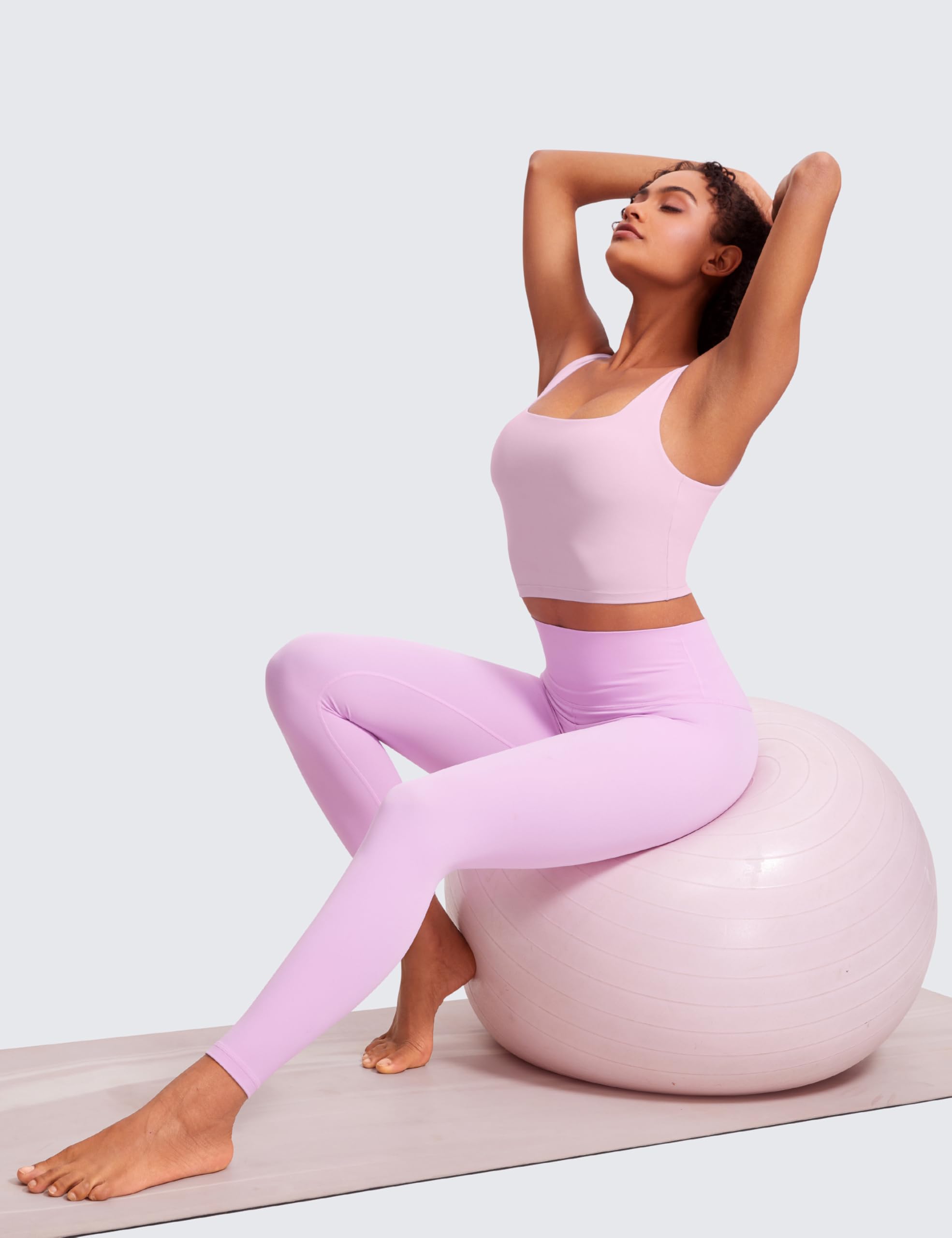 CRZ YOGA Butterluxe Donne Piazza Collo Palangaro Reggiseno Sportivo - Yoga Imbottito Ritaglia Cisterna Cime