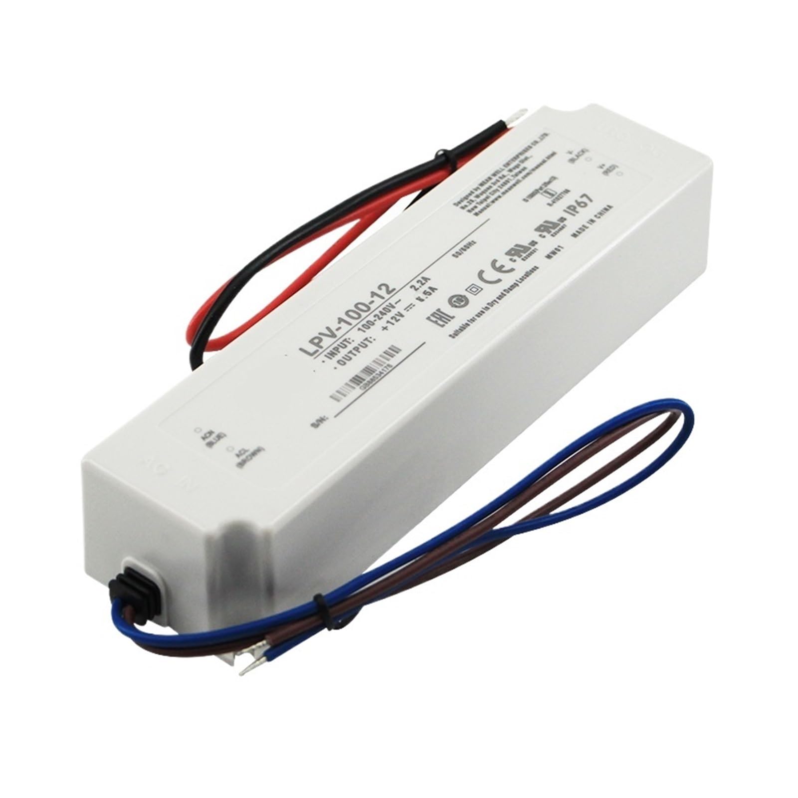 SWEWDSQG LPV-100-5 5V 12.0A 60W 100W Single Output Switching Power Supply
