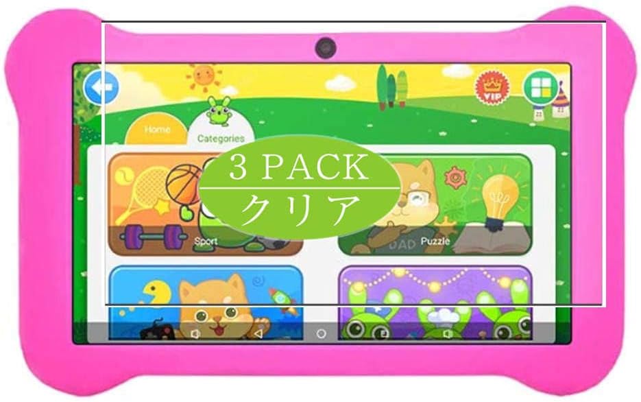 Synvy [3 Pack] Screen Protector, Compatible with TUFEN V8 Kids Tablet 7" TPU Film Protectors [Not Tempered Glass]