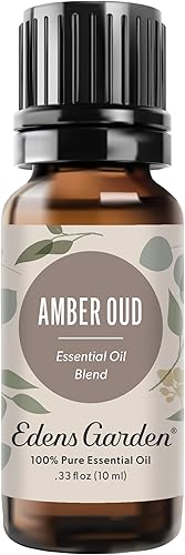 Edens Garden Mezcla de aceites esenciales Amber Oud - 100% puro grado premium, sin diluir, natural, terapéutico, aromaterapia, lo mejor para
