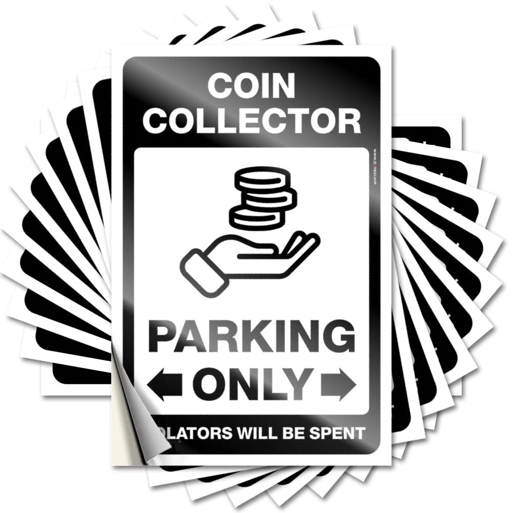 Coin Collector Parking Only Bottle Western Bathroom - Sweet Tattoo Self Adhesive Sticker(6X9CM)