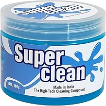 PIRU Super Clean Magic Gel Cleaner for Car Interior, Keyboard, Laptop, Computer, Window Grill & Electronics | Reusable Dust Remover Putty for Home & Office Cleaning | Non-Sticky Gel | Pack of 1