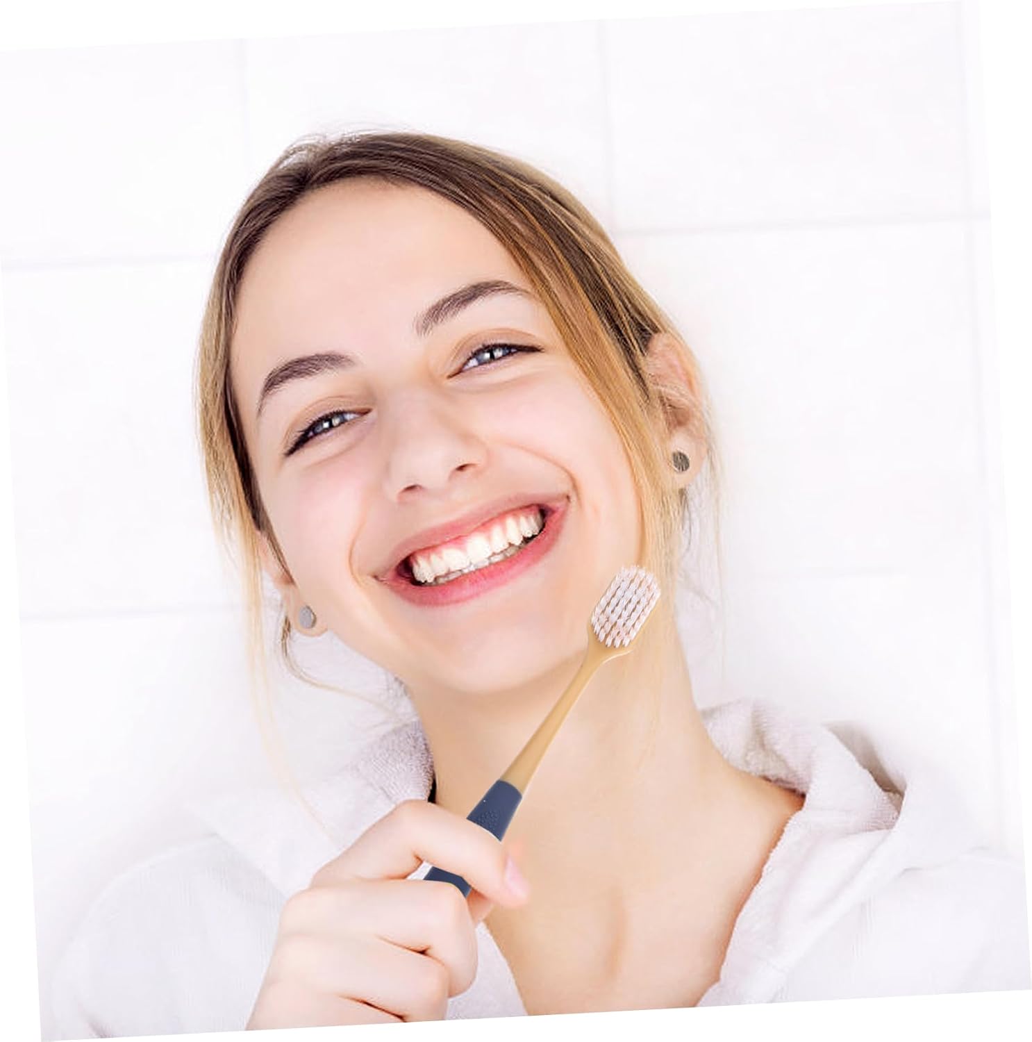 COLLBATH Toothbrush 36pcs Wide Head Toothbrushes Soft Bristle Gum Care for Adults Extra Soft Replacement for Travel