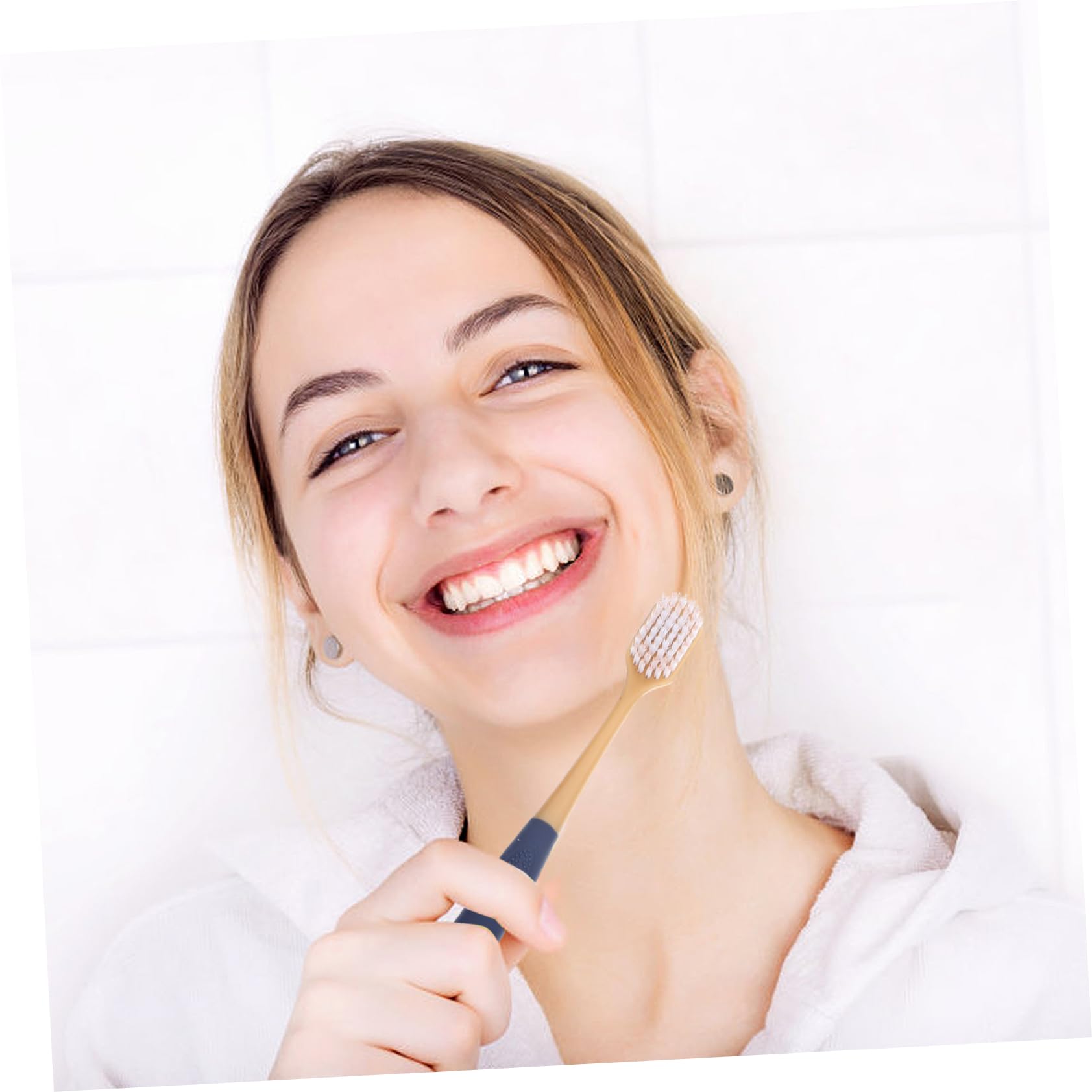 PLAFOPE 36pezzi Spazzolini Da Denti Morbidi Per Adulti Impugnatura Ergonomica Antiscivolo Facile Da Usare Per Casa e Viaggi