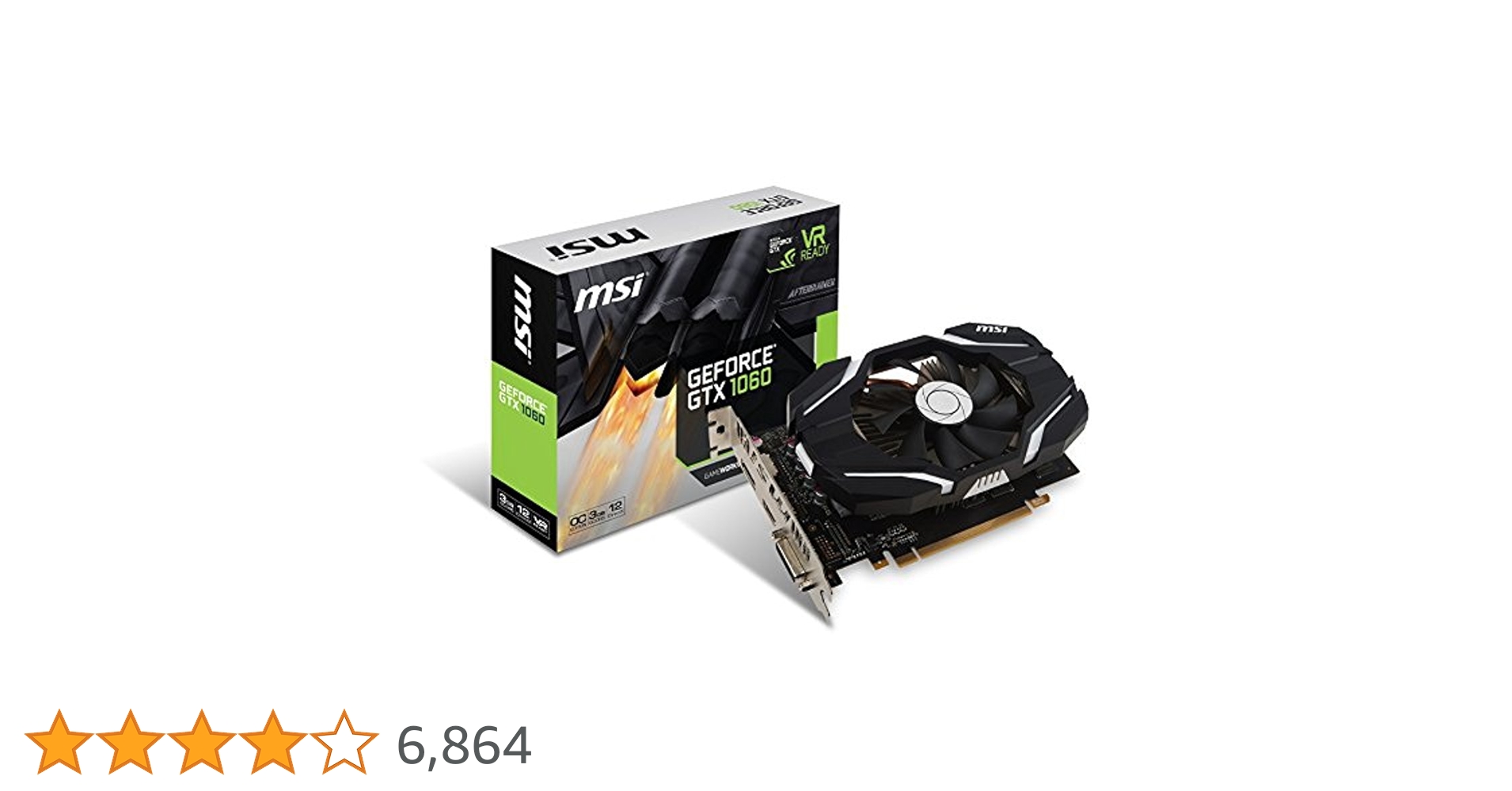 グラフィックボード・グラボ・ビデオカード MSI GeForce GTX 1060 GAMING X 3G Amazon | MSI TWIN FROZR VIクーリングシステム搭載 GeForce GTX 1060