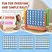 Nyeekoy Unihex 3.6FT Tall Oversized Jumbo 4-to-Score Giant Game Set for Kids Adult Family Party Fun,4 in A Row Connect Game for Yard Indoor Outdoor Backyard (Blue)