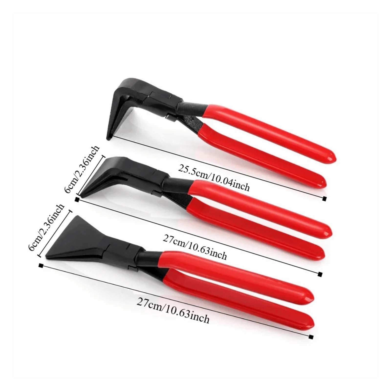 Alicates for doblar chapa de 90° | Mandíbula plana de múltiples ángulos de acero al carbono, herramienta de modelado de metal ergonómica antideslizante