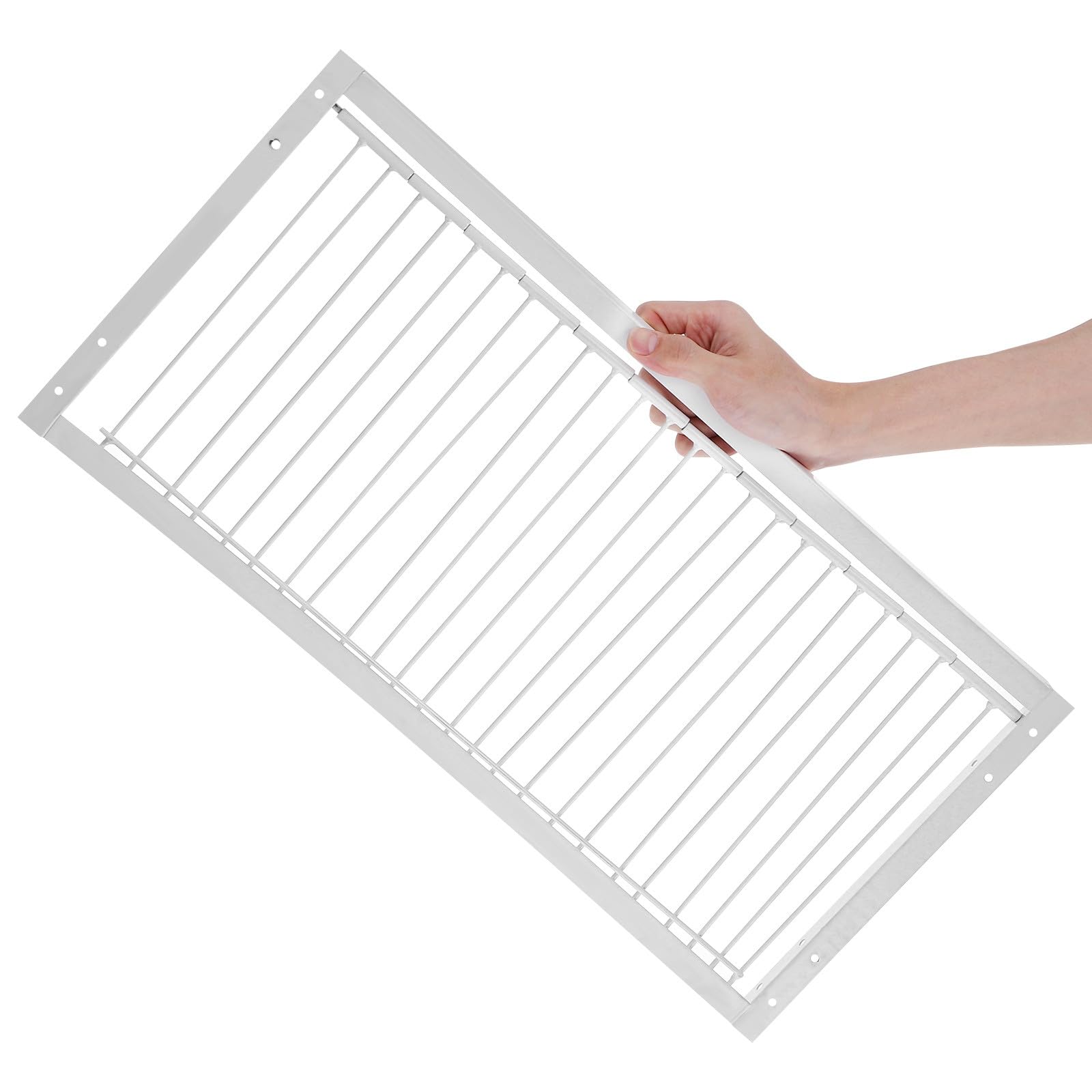 Puerta para Jaula de Aves de Hierro Blanco Forma en T Que Previene Escapes y Robos para Entrenamiento y Carreras de Pájaros