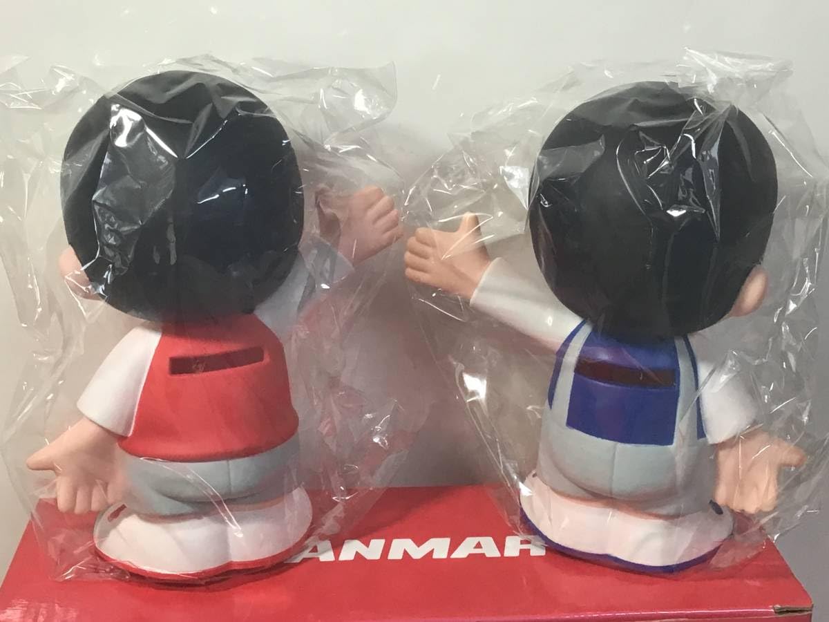 貯金箱 ヤン坊 マー坊 - : ソフビ 貯金箱」の落札相場・落札価格