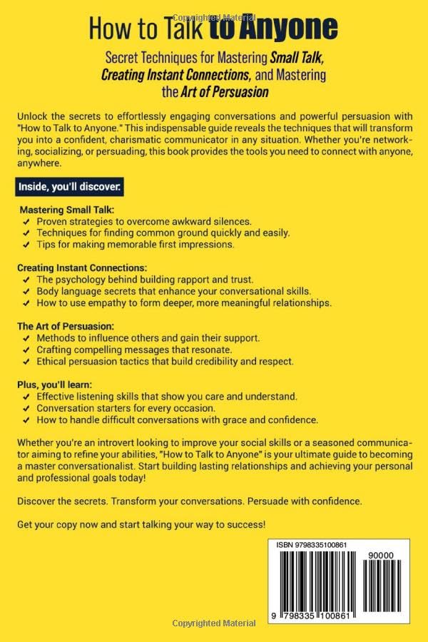 Miniatura 2 de How to Talk to Anyone Secret Techniques for Mastering Small Talk, Creating Instant Connections, and Mastering the Art of Persuasion
