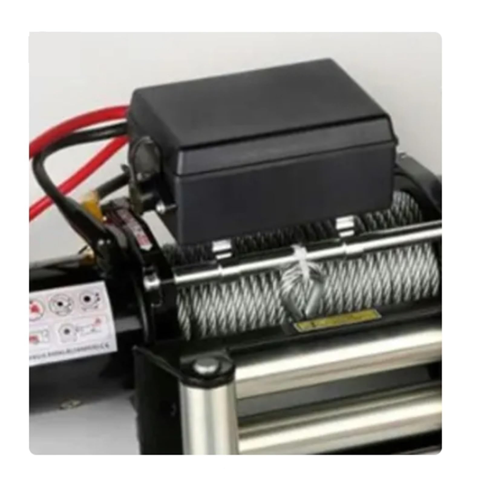 Cabrestante Eléctrico De 12/24v Y 4000lb, Juego Control Remoto, Acero Alta Resistencia For Remolque SUV ATV(12V 4000LB)