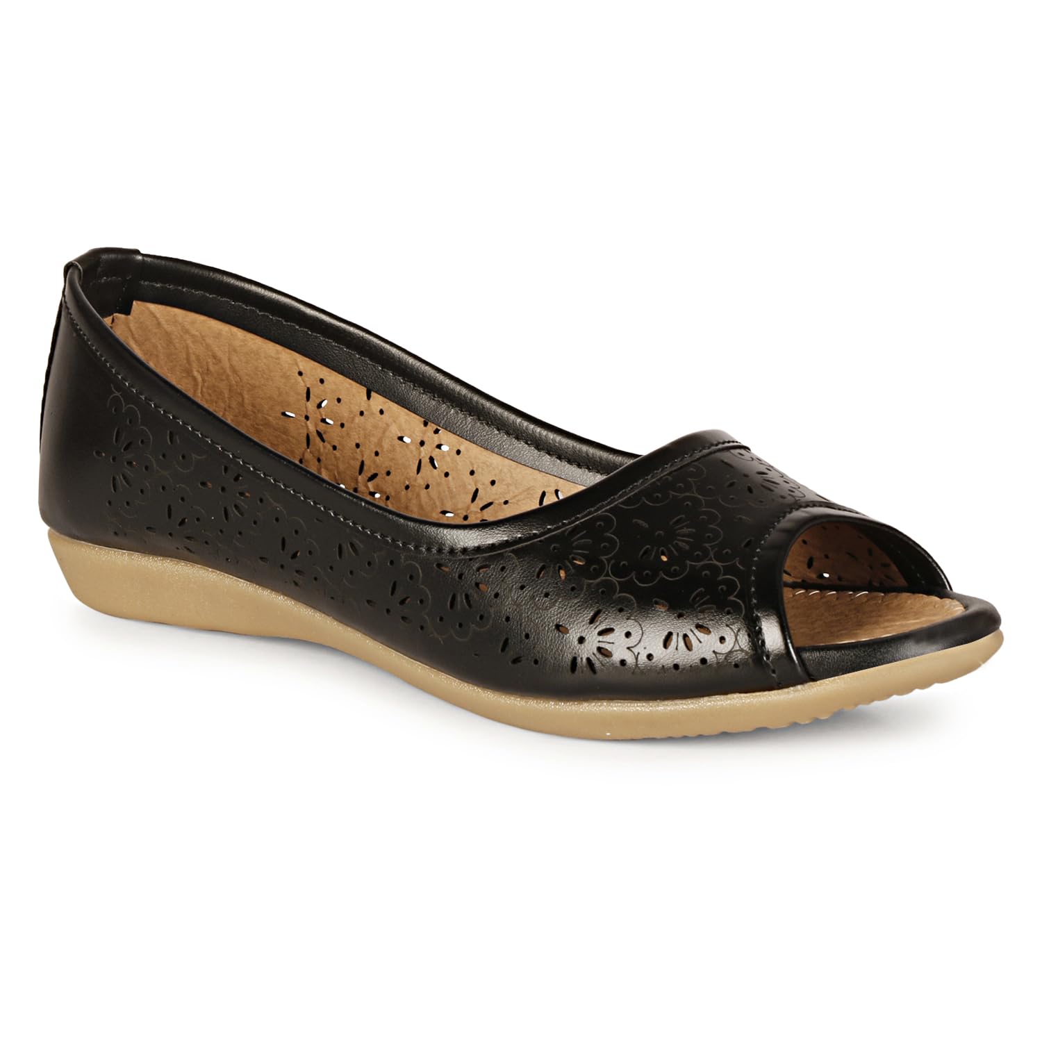 Women's Black Ballet Flat | Women's Fashion Sandals Bellies-P-image-37