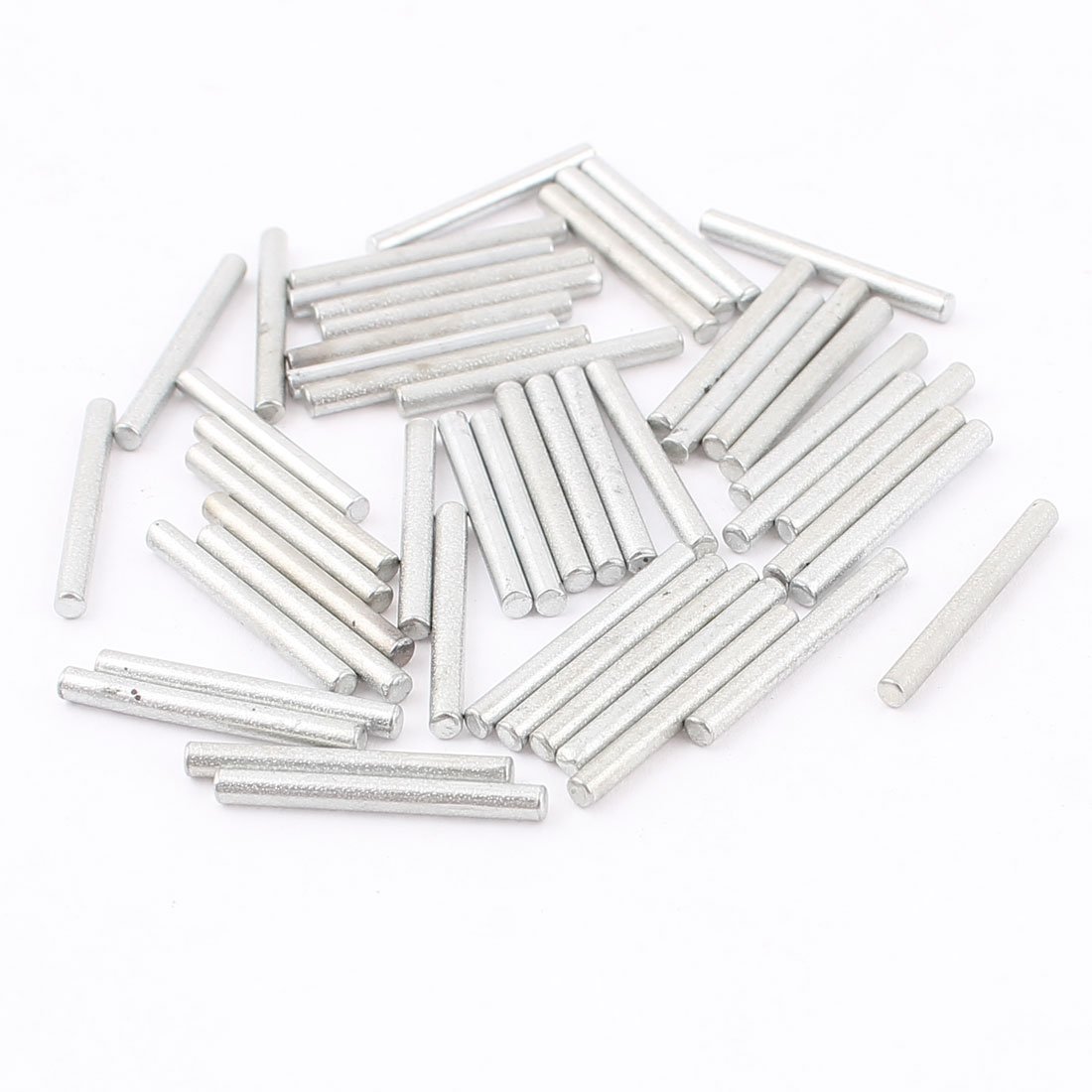 Uxcell Silver Sourcingmap 2Mm Dia 20Mm Length Metal Solid Round Rod Bar 50 Pcs