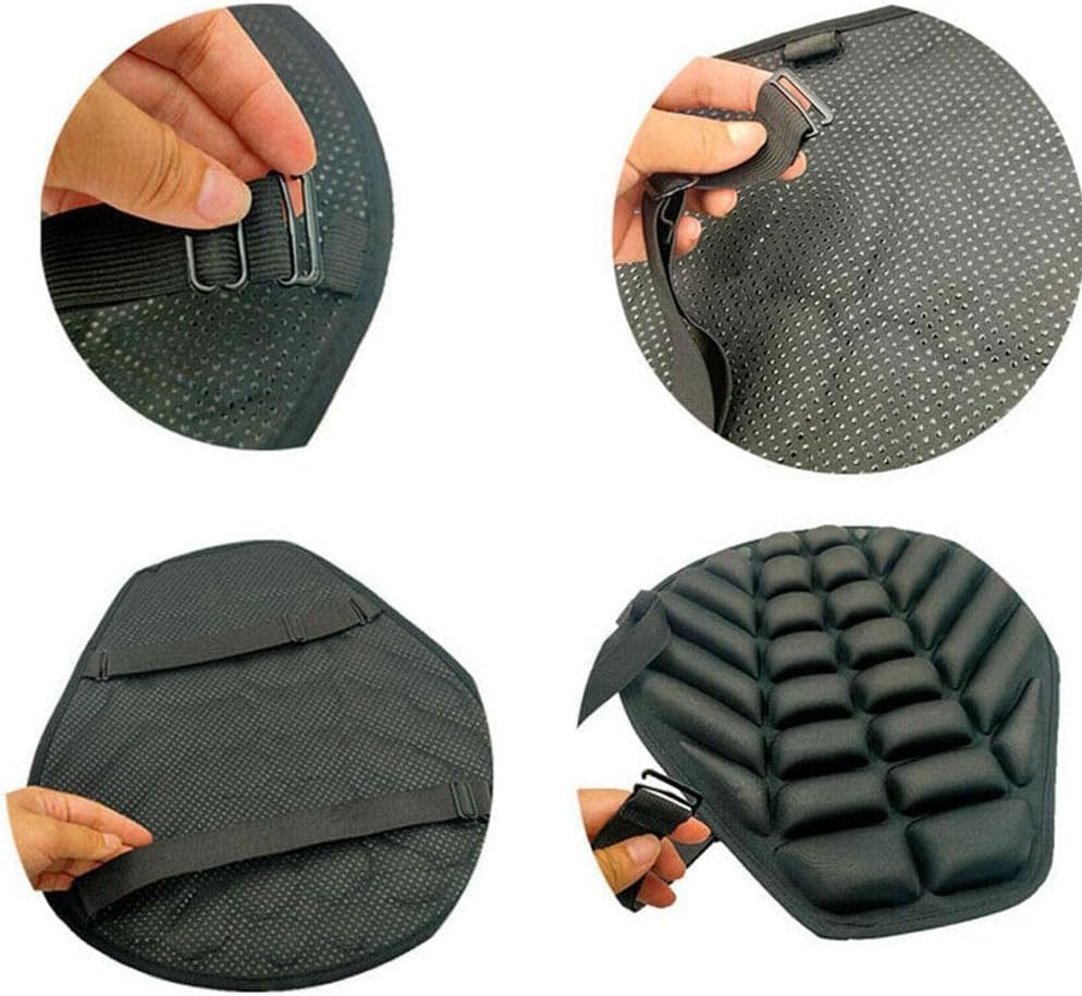 Cojín de asiento moto de TPU ergonómico y cómodo contra el cansancio 5