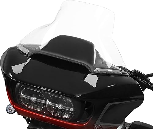 Miniatura 4 de TCT-MOTORPARTS Parabrisas transparente de 16.5 pulgadas para Harley Touring Road Glide FLTRX 2015-2023