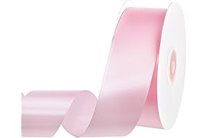 Light Pink Pink Ribbon Roll - 1.5 Inch Wide, 60 Yards