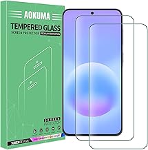 AOKUMA 2 Pack Tempered Glass For Samsung Galaxy A57 / A56 5G Screen Protector,9H Hardness,Anti-Scratch,Anti-Fingerprint,Bubble-Free,HD Clear,Premium Protective Film Case Friendly for Samsung A57 5G