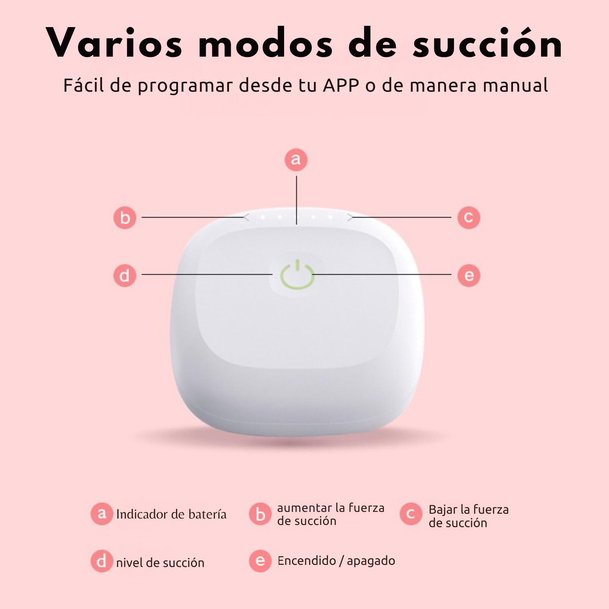 Sacaleches Electrico portátil con APP modelo 2026, Extractor de leche manos libres con Sellado Antifuga, Seguimiento de las tomas con APP en Español, Inalámbrico y libre de BPA, 200 gramos y 5 niveles