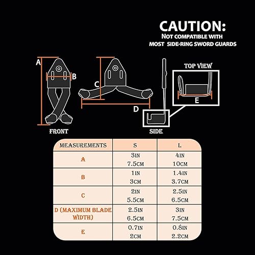Miniatura 2 de Mythrojan Soporte de pared de una sola espada de metal, soporte de pared vertical, soporte de pared ajustable multifuncional, soporte decorativo de