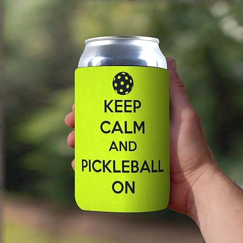 Miniatura 6 de Paquete de 1  Funda enfriadora de bebidas I "Heart" Love Pickleball