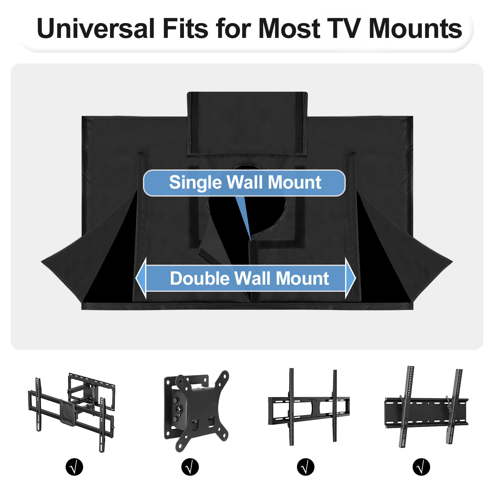 Amazon | OutdoorLines 防水&耐候性屋外テレビカバー - 40~43