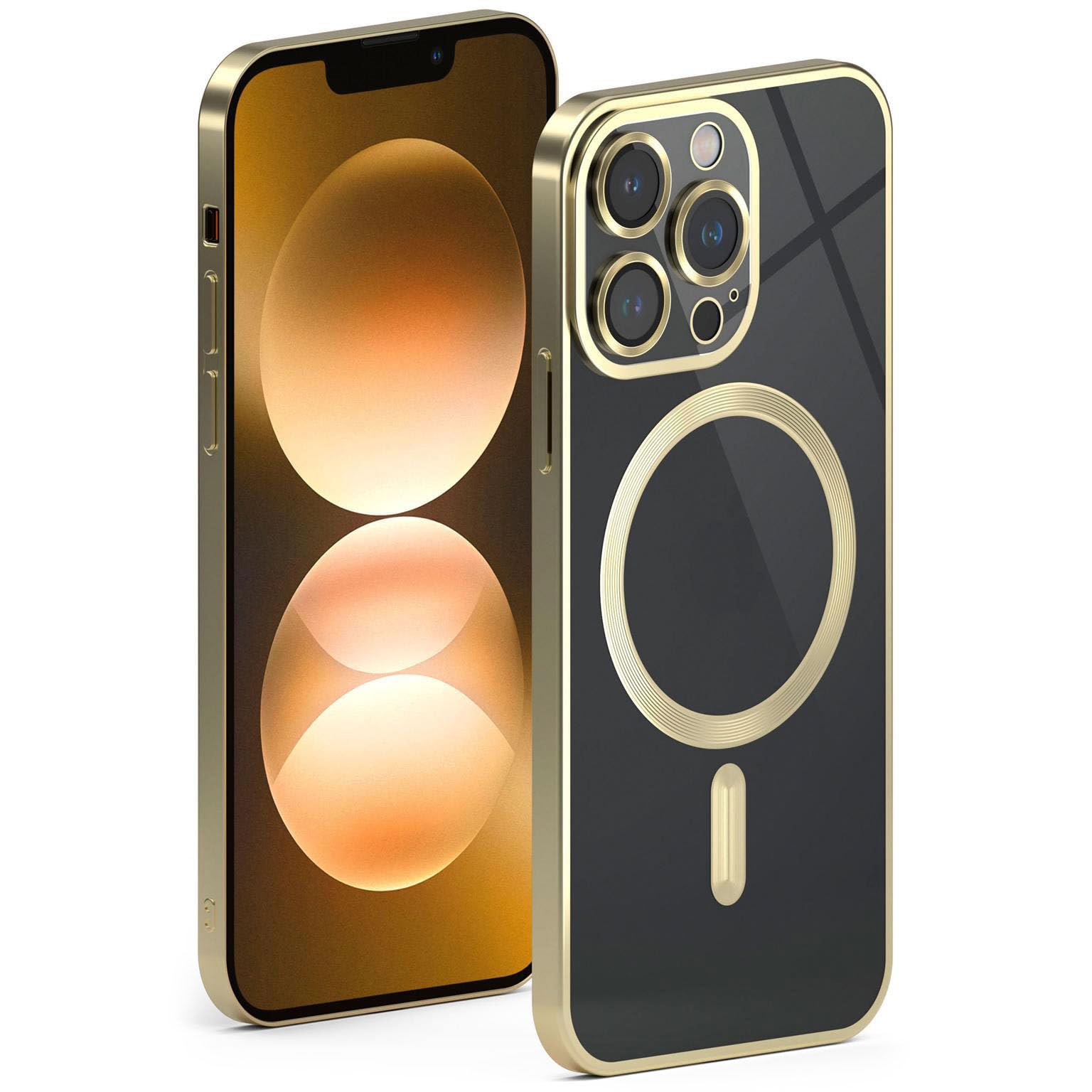 Coque magnétique iPhone 13 Pro compatible recharge induction et objectif protégé - 8