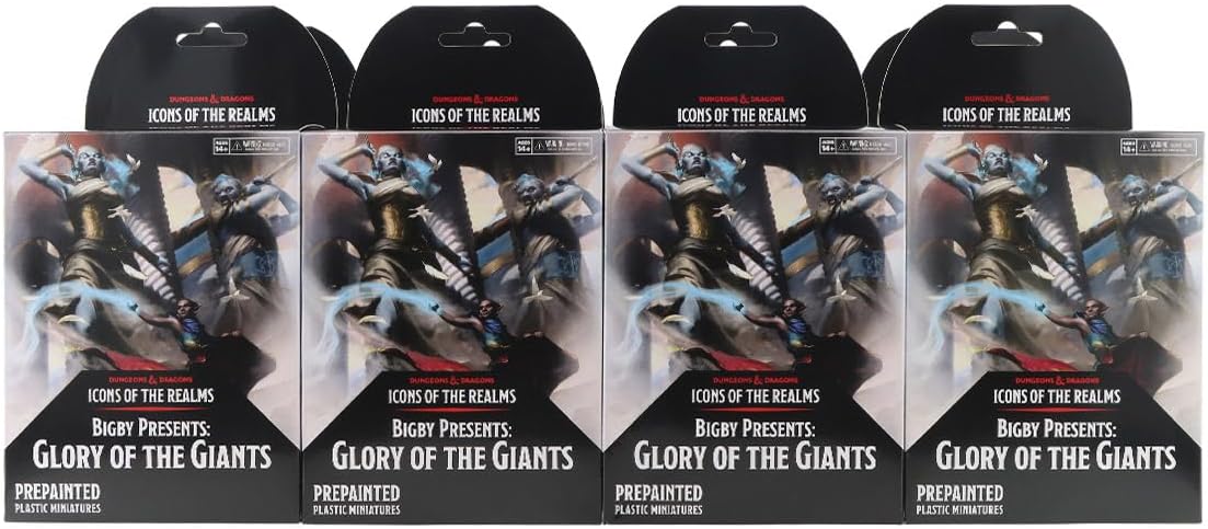 WizKids D&D Icons of The Realms: Bigby Presents Glory of The Giants - 8ct Booster Brick (Set 27)