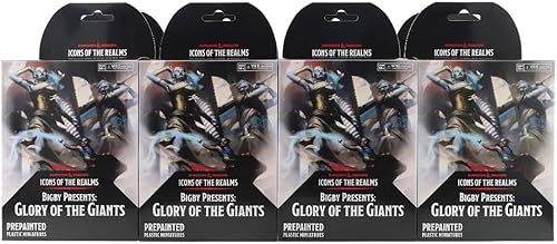 WizKids D&D Icons of the Realms Bigby presenta la gloria de los gigantes - Ladrillo de refuerzo de 8 quilates (juego 27)