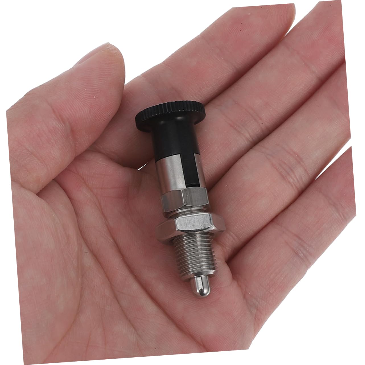 2pcs Spring Loaded Plunger Knob Stainless Steel Indexing Plunger Locating Pin Push Lock