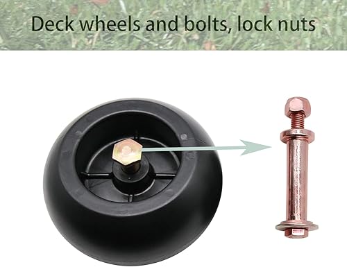 Miniatura 5 de 103-3168 - Juego de herramientas para ruedas de plataforma anticuero cabelludo para cortacésped Kubota 68-2730, K5371-42110, 1-603299, para