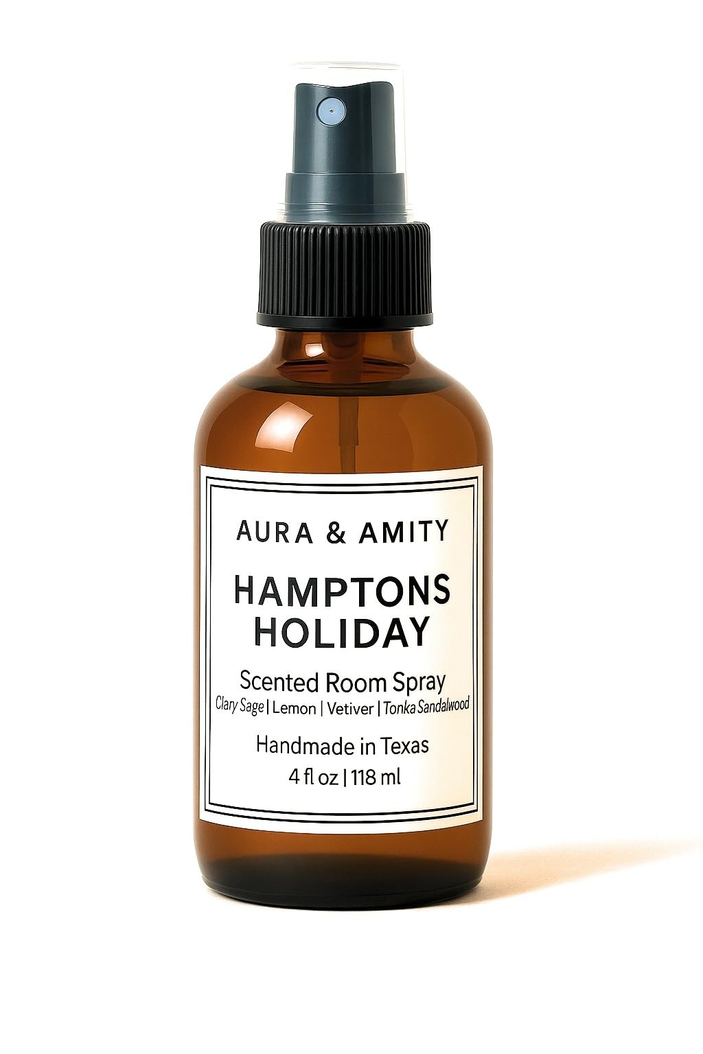 Aura &amp; Amity Premium Room &amp; Linen Spray – Handmade Luxury Fabric &amp; Home Fragrance Mist, Long-Lasting &amp; Eco-Friendly (Hamptons Holiday)