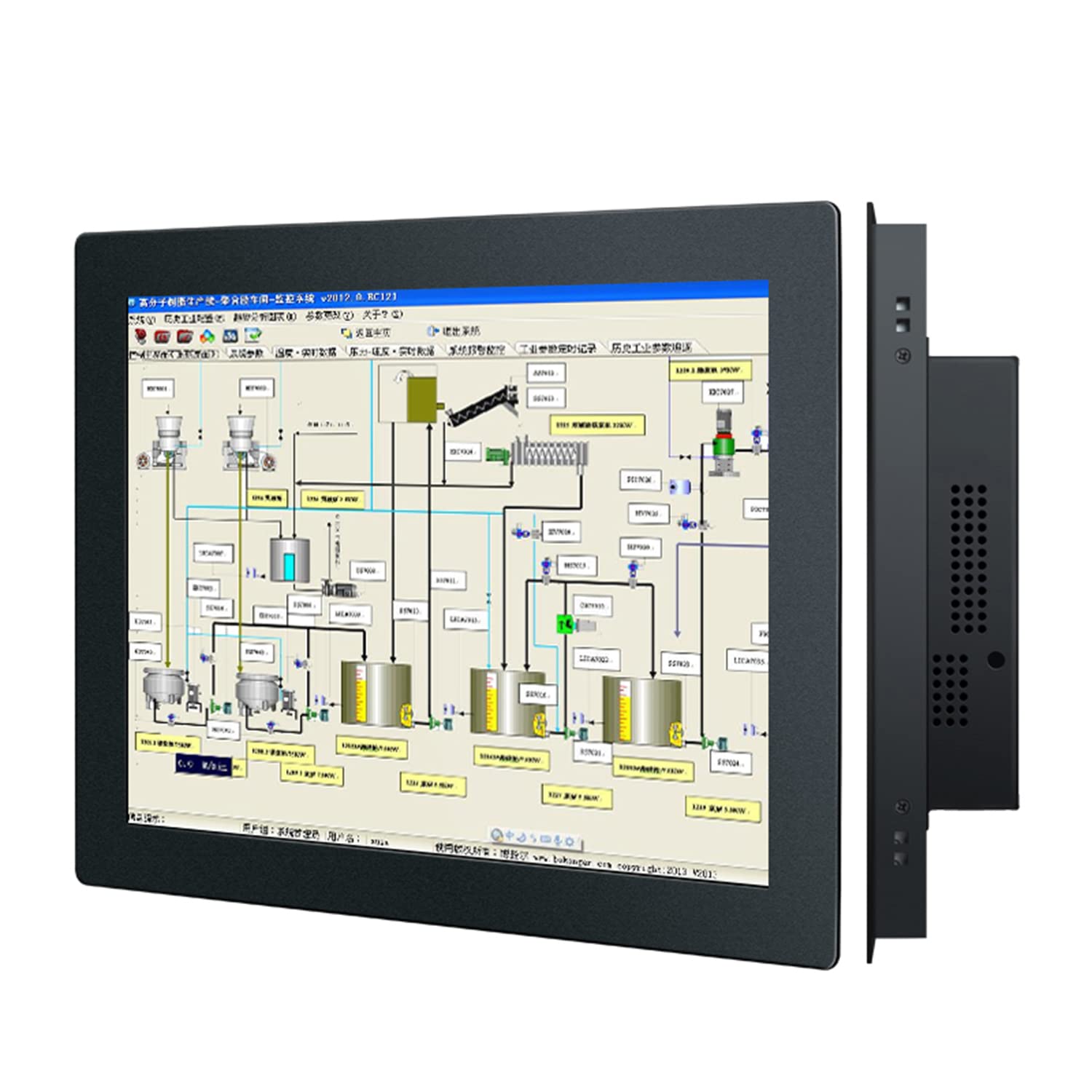 21.5 Inch Resistive Touch Embedded Industrial Computer with WiFi Module (8GB RAM 256GB SSD, core i3-3110M)